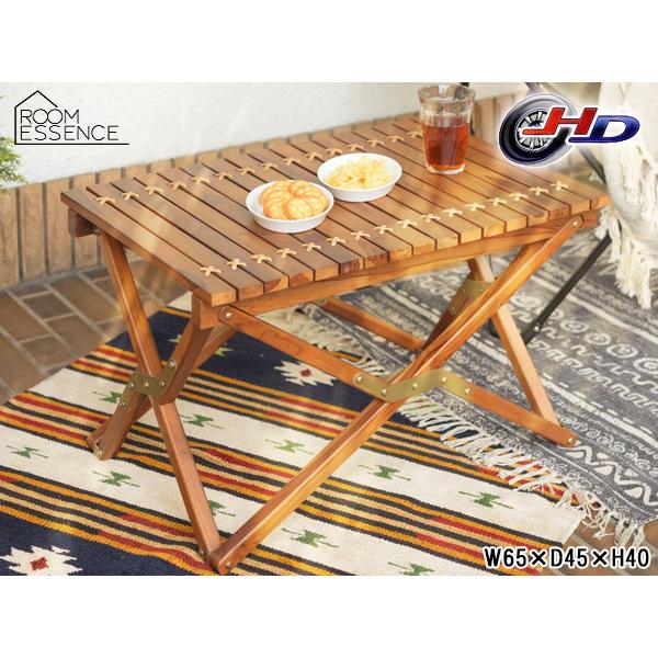 東谷 アズマヤ 購入 ロールトップテーブル ブラウン 幅65×奥行き45×高