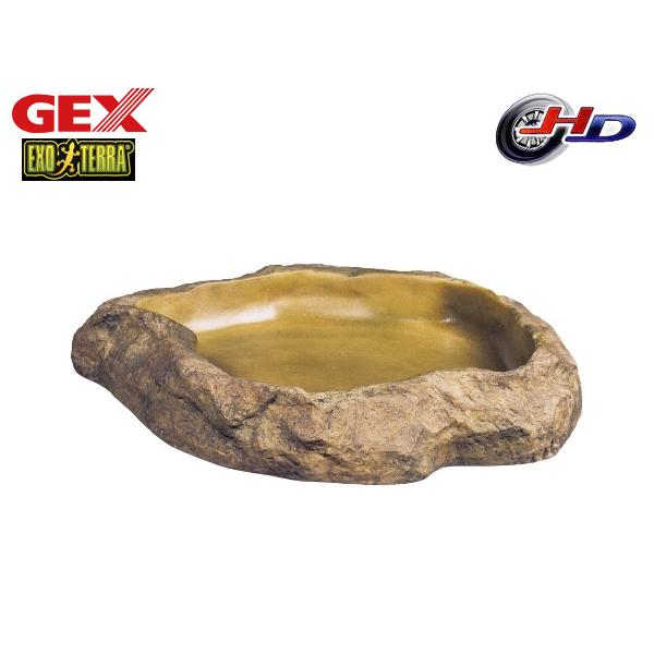 EXO TERRA フィーディングディッシュ S PT2811爬虫類・両生類用のえさ皿自然の岩をイメージしたテラリウムにぴったりな爬虫類・両生類用のえさ皿です。内側はお手入れしやすく、バクテリアが発生しにくいよう設計。大きな爬虫類でもひっく...