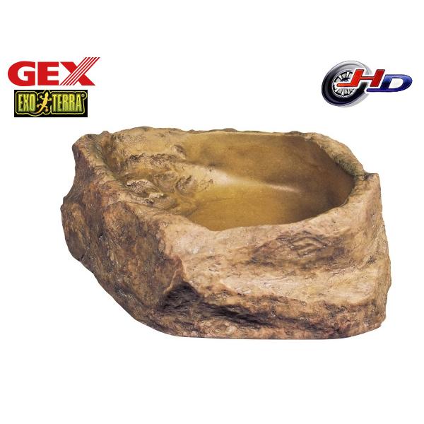 EXO TERRA ウォーターディッシュ M PT2802テラリウムにぴったりな水飲み入れ大きな爬虫類でもひっくり返しにくい安定した作りの水飲み入れです。小さな爬虫類やエサのコオロギが溺れないようステップが付いています。内側は滑らかで汚れを...