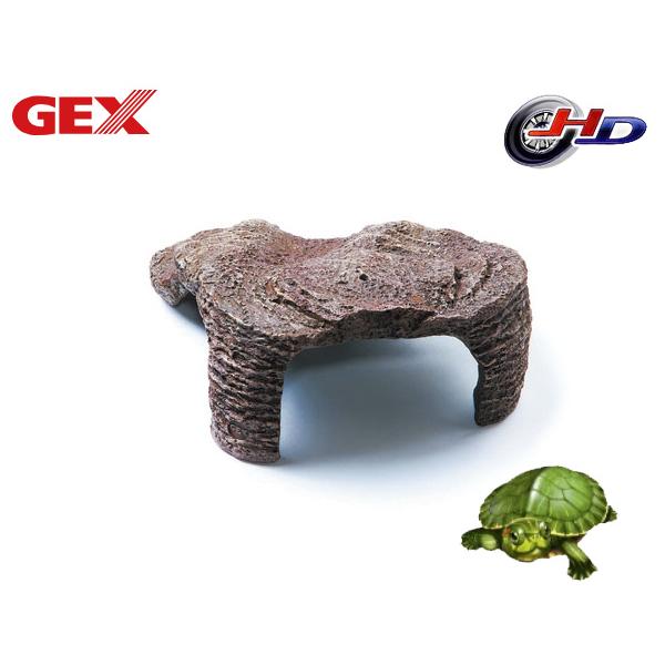GEX カメ元気 カメの島 M-1甲羅干しで丈夫に育てる大きく育ったカメに最適なレジン製のカメ島。島の中は隠れ家にもなります。【商品使用時サイズ】 約幅17×奥行15×高さ7cm【材質 素材】ポリレジンタワシ等で強くこすったり、長期間使用し...