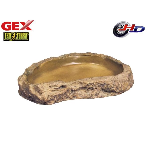 ■フィーディングディッシュ M PT2812自然の岩をイメージしたテラリウムにぴったりな爬虫類・両生類用のえさ皿です。内側はお手入れしやすく、バクテリアが発生しにくいよう設計。大きな爬虫類でもひっくり返しにくい安定した作りになっています。材...