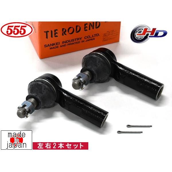 カローラスパシオ ZZE124N タイロッドエンド フロント 左右共通 2本