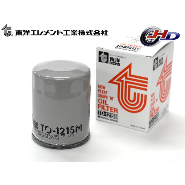 レクサス HS ANF10 オイルフィルター オイルエレメント 東洋エレメント TO-1215M トヨタ H21.07〜H30.02