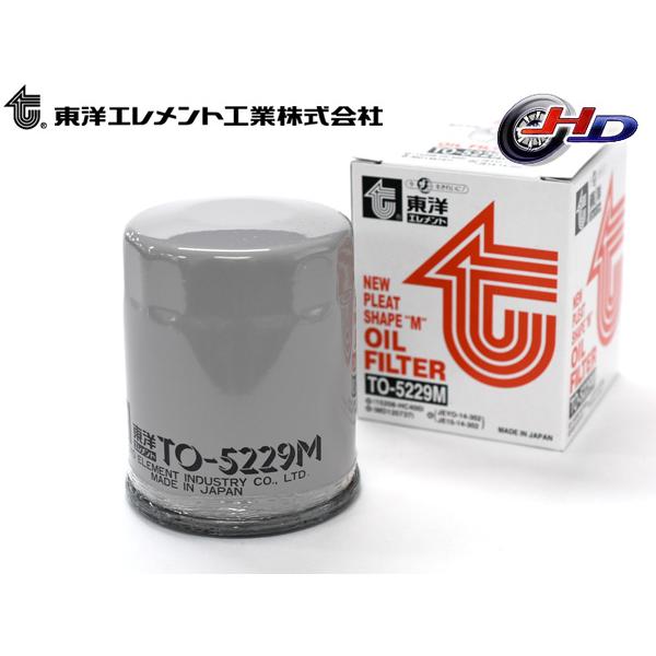 ギャランフォルティス スポーツバック CX3A オイルフィルター オイルエレメント 東洋エレメント TO-5229M 三菱 H21.12〜H23.09