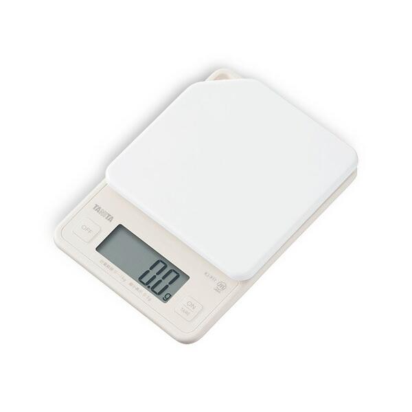 タニタ デジタルクッキングスケール 最大計量1kg 最小表示0.5g  KJ-P11-IV 化粧箱入 内祝い お祝い 返礼品 贈答 進物 ギフトプレゼント
