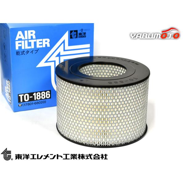 トヨエース ダイナ TRY220 エアエレメント エアー フィルター クリーナー 東洋エレメント H15.08〜R02.03