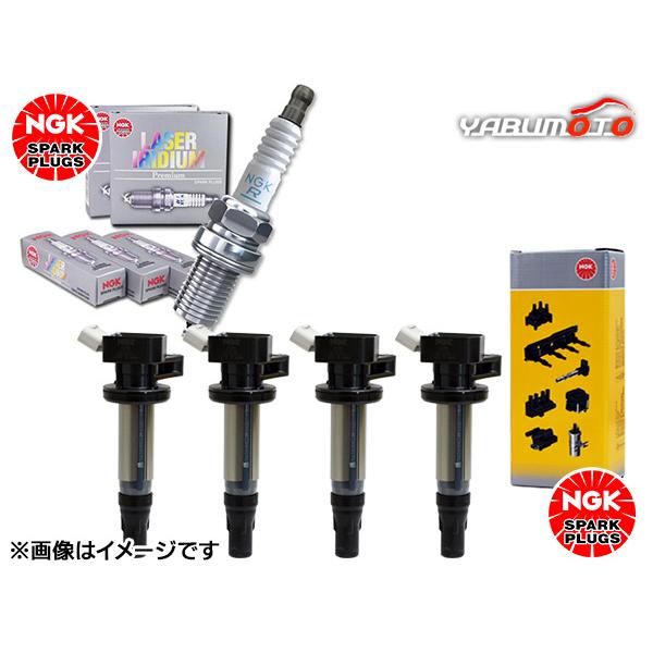 フォレスター SJ5 NGK レーザー イリジウム プラグ 93482 SILZKAR7B11 4本 イグニッションコイル 4本セット 正規品 H24.08〜H30.06