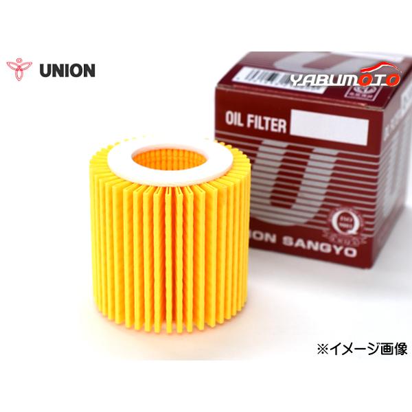 ヴォクシー ZRR75G ZRR75W オイルフィルター オイルエレメント ユニオン産業 ろ紙式 ※年式注意 H19.7〜H26.1