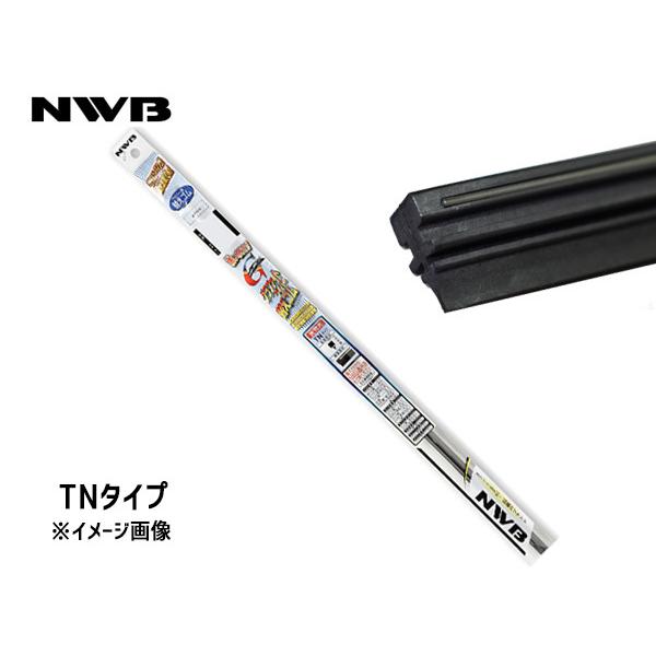 NWB グラファイト ワイパー 替えゴム TN40G (GR45) 400mm 幅6mm ワイパーゴム TNタイプ