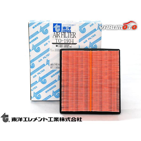 アクア MXPK11 エアエレメント エアー フィルター クリーナー 東洋エレメント EFI HV R03.06〜