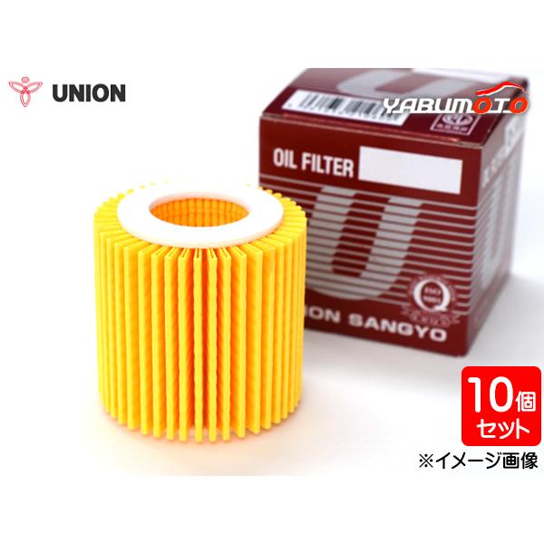 ユニオン産業 オイルフィルター オイルエレメント O-206 10個セット