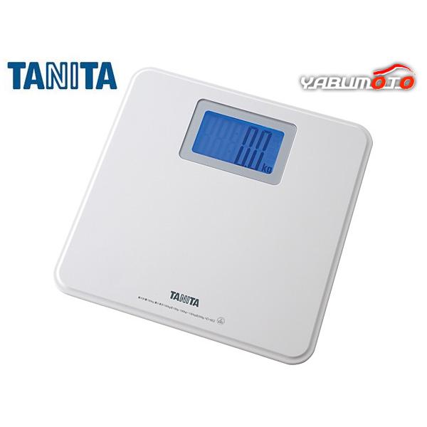 タニタ デジタルヘルスメーター 乗るとスイッチが入る 大表示 HD662WH バックライト付 体重計 ギフト プレゼント