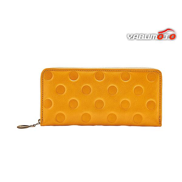 姫路レザー牛革ラウンドファスナー長財布 MY19156 マスタード(代引不可)【送料無料】 姫路レザー牛革ラウンドファスナー長財布 マスタード MY19156 内祝い