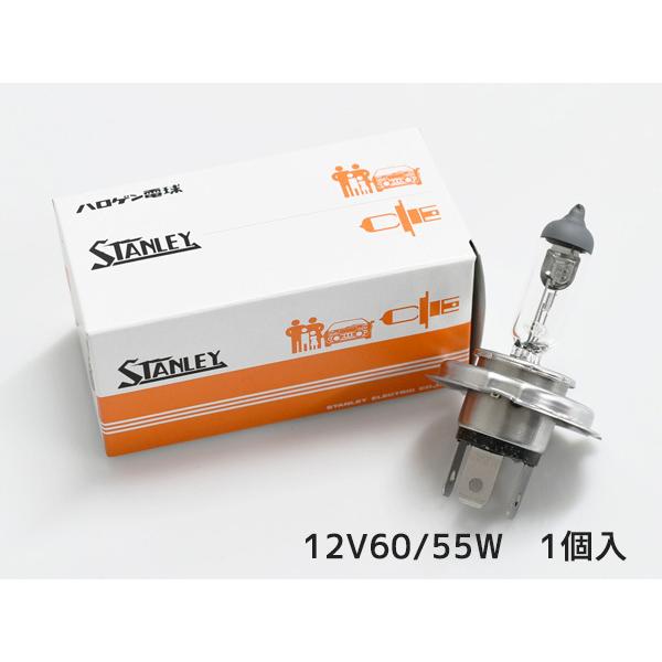 スタンレー電気 ハロゲン 12V 60/55W H4 T14.2 P43t-38 耐振 14 スタンレー電気 ハロゲン 12V 60/55W H4 T14.2 P43t-38 耐振 14