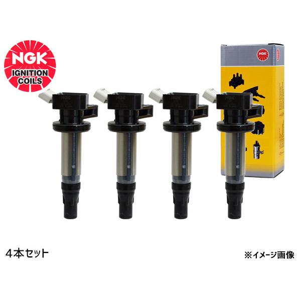 ヴォクシー ノア ZRR70G ZRR70W イグニッションコイル 4本 NGK 正規品 点火 U5145 ストックNo.49496 送料無料
