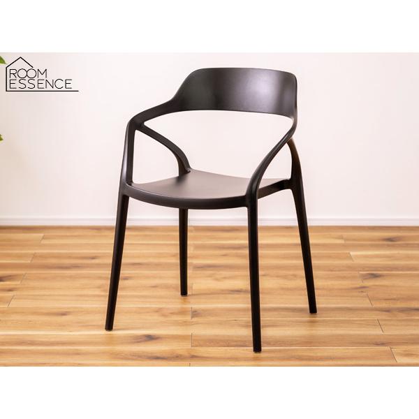 東谷 チェア ブラック W57×D52×H79.5×SH45 CL-481BK モノトーン