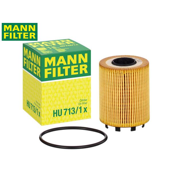 フィアット アバルト 595 31214T オイルフィルター オイルエレメント MANN FILTER 輸入車用 外車 HU713/1X H29.02〜