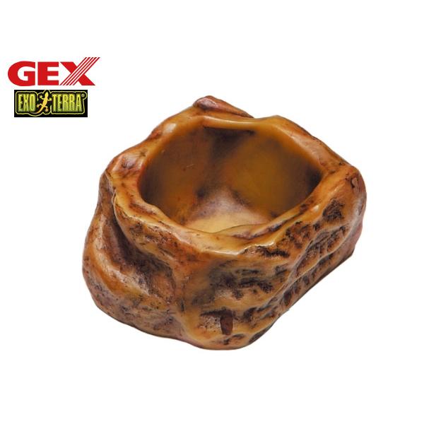 EXO TERRA ウォーターディッシュ XS PT2809自然の岩をイメージしたデザインの水飲み皿・自然の岩をイメージしたテラリウムにぴったりな爬虫類・両生類用の水飲み皿です。・自然の岩をイメージしたデザインの水飲み皿で、レイアウトしたテ...