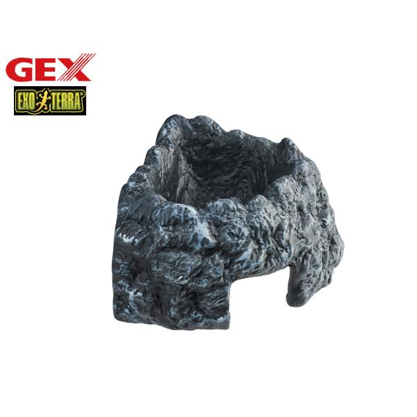 EXO TERRA モイストシェルター コーナー 130水を入れて高湿度を維持！・天面のくぼみに水を入れて使用すると、シェルター内部を高い湿度に保ちます。大きめの貯水部で、たっぷり水を入れることが出来ます。・壁面にピッタリ設置できるコーナー...
