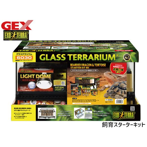 GEX EXO TERRA フトアゴヒゲトカゲ＆リクガメ飼育セット BK 13点