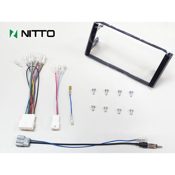 ekカスタム ekワゴン B11W カーAV 取付キット 2DIN NITTO 日東工業 カナック オーディオナビ 三菱 NKK-N61D