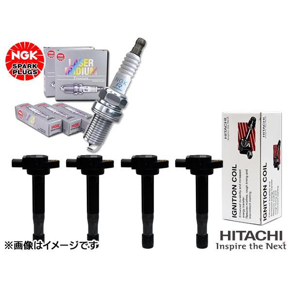 カローラ ツーリング ZWE214W NGK 正規品 レーザー イリジウム プラグ 95202 4本 Astemo (旧日立) イグニッションコイル U21T01-COIL 4本 R01.09〜R04.10