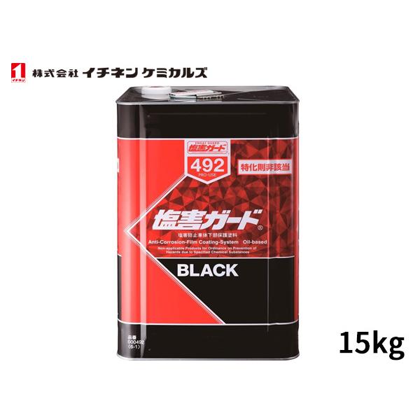 イチネンケミカルズ 塩害ガード ブラック 15kg 特化則非該当 油性