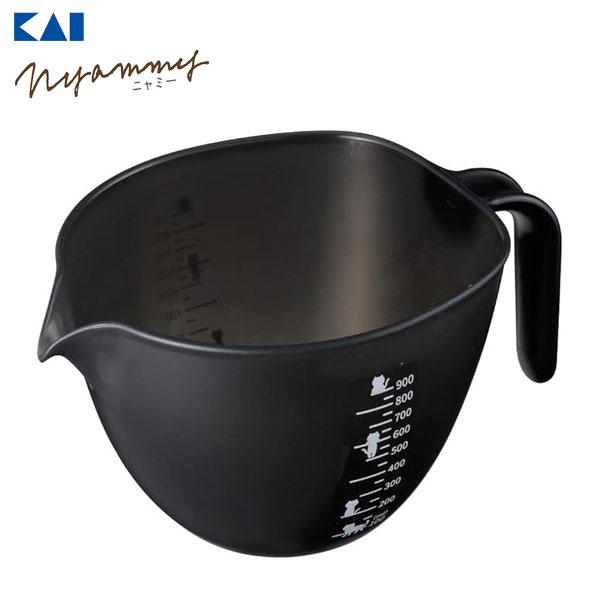 計量ボウル ねこ 貝印 ニャミー Df4700 日本製 ボウル ボール 計量 電子レンジ可 取っ手付き 黒猫 Nyammy Y Nets Yahoo 店 通販 Yahoo ショッピング