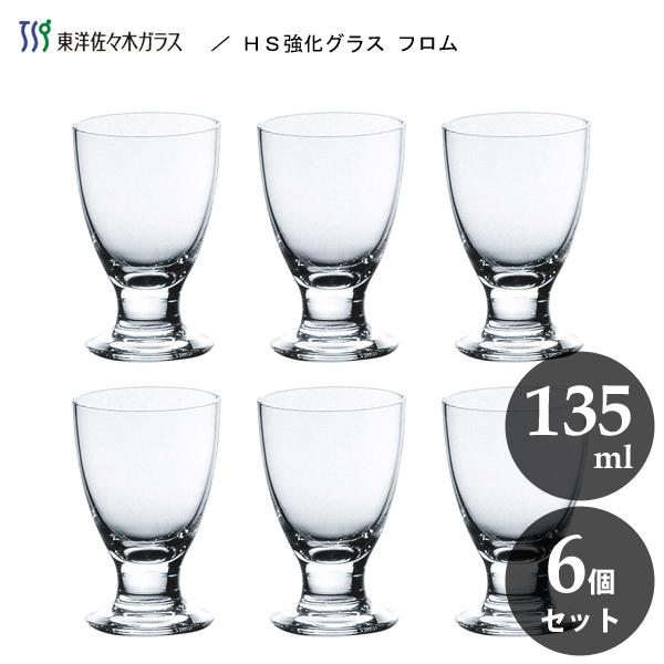 東洋佐々木ガラス ミニピルスナー 135ml (6個セット) フロム 35102HS 