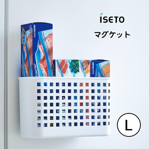 伊勢藤 マグケット (L) I-589 / 日本製 1個 バスケット かご