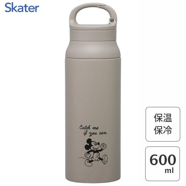 スケーター カラビナハンドルステンレスボトル 600ml ミッキーマウス