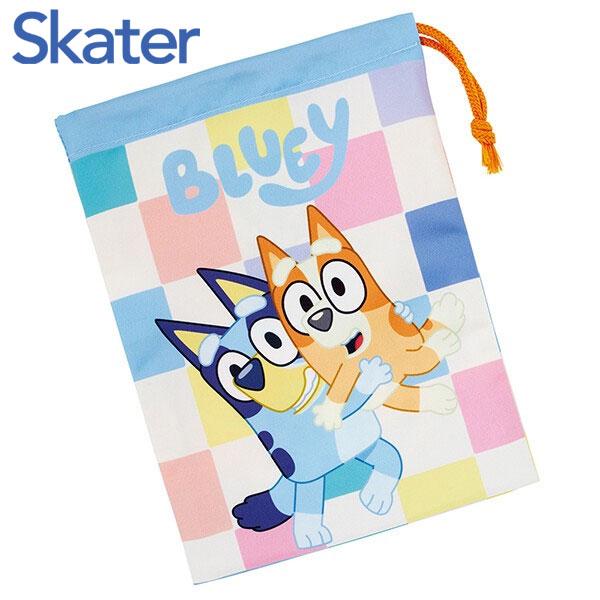 コップ袋 ブルーイ Playtime with friends スケーター KB63SN / 日本製 巾着袋 コップ入れ 持ち運び マチ付き 子供 キッズ BLUEY BINGO ビンゴ 犬 ドッグ 男の子