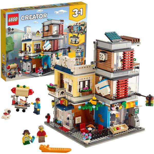 レゴ(LEGO) クリエイター タウンハウス ペットショップ&カフェ 31097 ブロック おもちゃ 女の子 男の子