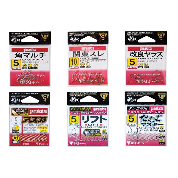 ◆【がまかつ】 へら鮒釣り用はり　統合ページ　各種　各サイズ
