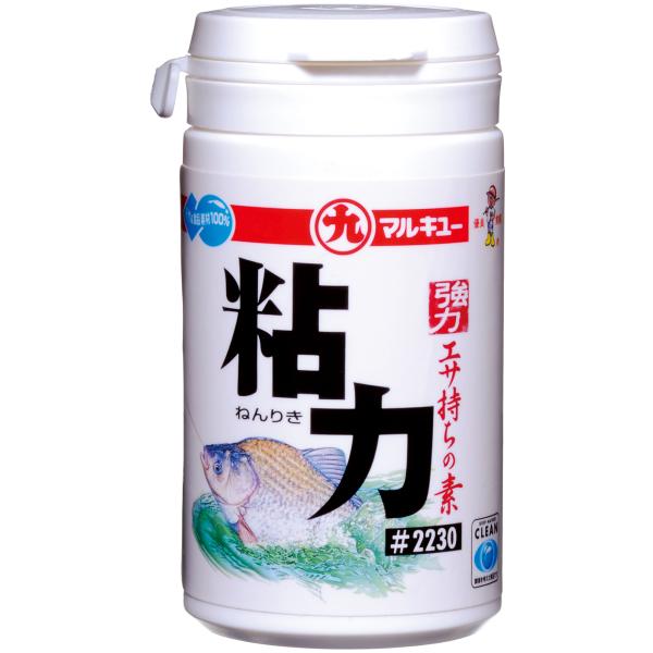 粘力（ねんりき）練らずにエサ持ちアップ“強力エサ持ちの素”麩エサにスプーン1杯を加えるだけで、練ることなく簡単にエサを持たせることができる“強力なエサ持ちの素”です。やわらかく作っても、ギリギリまで踏ん張りのきくエサに仕上げられます。浅いタ...