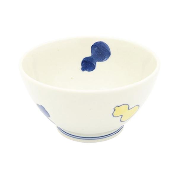 有田焼 副久 色彩瓢 飯碗 大