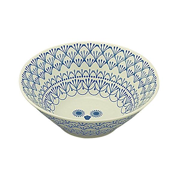 三郷陶器 ミッケ ボウル L フクロウ 6791-42 φ20.5×h7.4cm