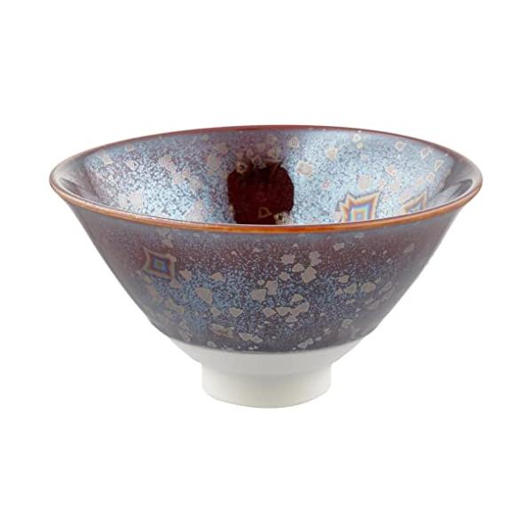 京焼 清水焼 陶あん窯 盃 赤耀虹彩 KTA858
