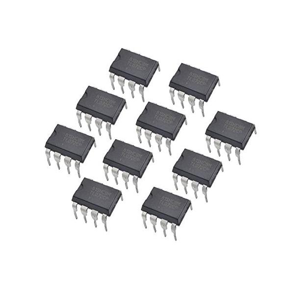 HUABAN 10個 TL072 DIP-8 低ノイズJFET入力オペアンプ