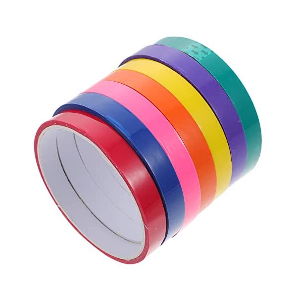 EXCEART 粘着ボールテープ テープボール ストレス解消 グッズ 減圧玩具 DIY レインボーボール スティッキーボール 減圧ボール 工芸品 DI