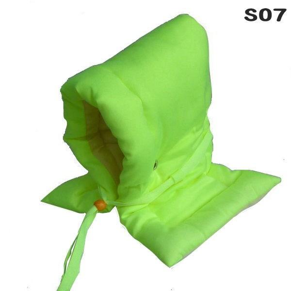 Sサイズ（幼児用・園児用 子ども用）防災頭巾 S07サイズ約25×39×6.5cm 表地:アクリル系カネカロン100%　難燃糸使用裏地:綿100% 中綿:難燃ポリエステル70%　ポリエステル30%　難燃綿使用 ★耳穴開きで声が聞き取り易く安...