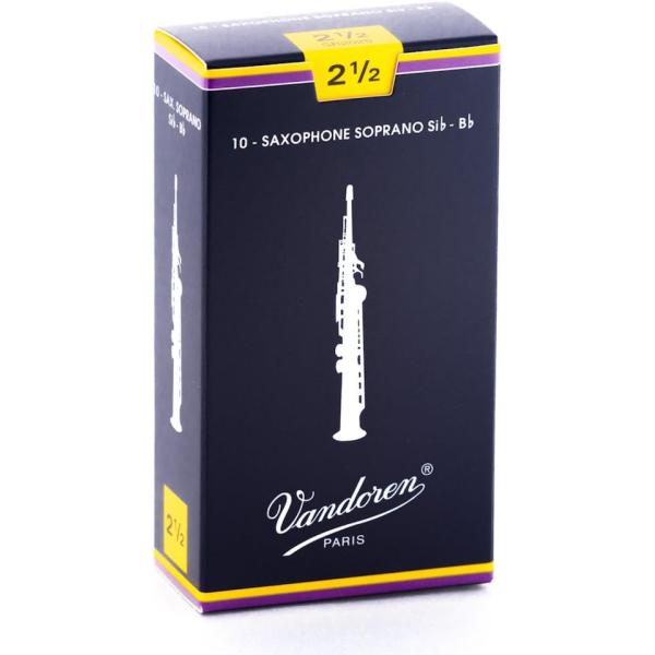 Vandoren ソプラノサックスリード トラディショナル 3.5 19枚セット Vandoren / バンドーレン ソプラノサックスリード トラディショナル