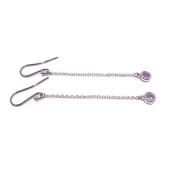 TIFFANY ティファニー　ピンクサファイア　ピアス シルバー TIFFANY&Co.（ティファニー） Tiffany&Co 925 SV シルバー ピアス