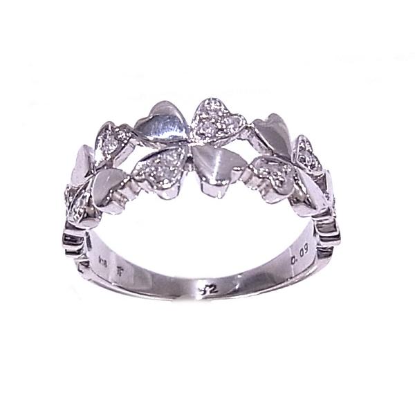 750 K18 Wg ホワイトゴールド 指輪 ダイヤ0 09ct ノーブランド リング 中古 程度a 美品 15n 357 ヤギ質店 平塚駅前店 通販 Yahoo ショッピング