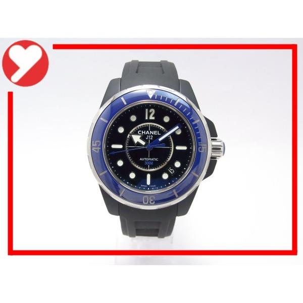 OH済 美品 シャネル CHANEL J12 マリーン H2561 メンズ J12 【中古】【程度A+】【極上美品】 シャネル マリーン38 H2561