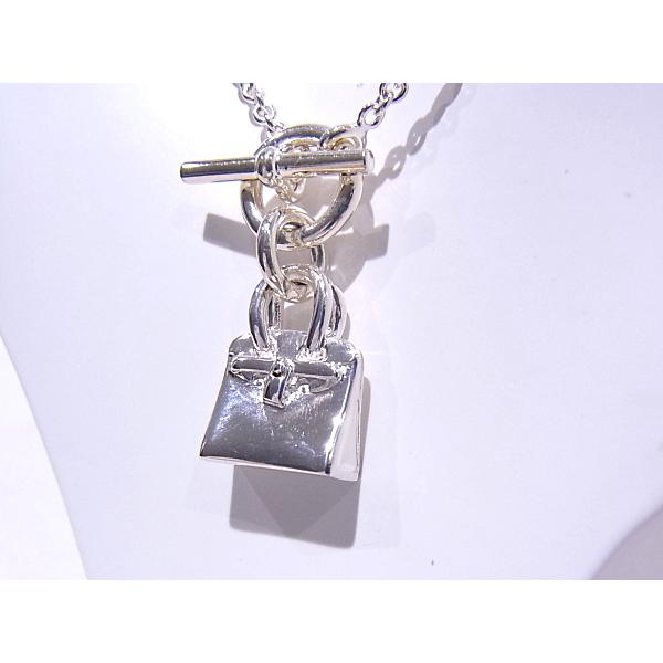 HERMES HERMES エルメス 925 シルバー ネックレス ケリーバッグ HERMES HERMES エルメス 925 シルバー ネックレス ケリーバッグ