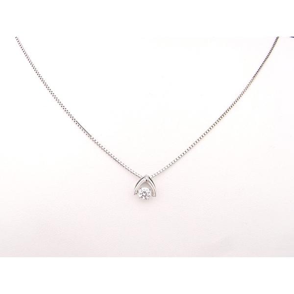 プラチナ ダイヤモンドネックレス Pt850/Pt900 スイングダイヤ レディース アクセサリー ジュエリー 【中古】【ノーブランド】