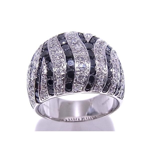 DAMIANI ダミアーニ 指輪 ＃15 ゼブラリング 750WG K18 ホワイト  