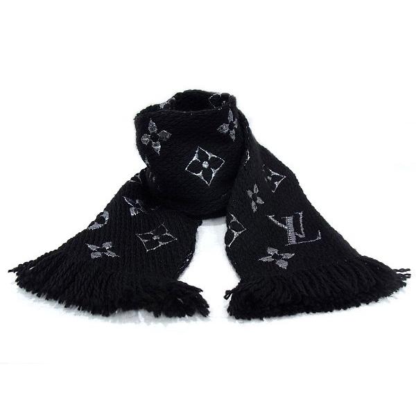 ルイヴィトン マフラー エシャルプ ロゴマニア シャイン M75833 レディース メンズ ブラック シルバー 中古 程度a 20a 36 ヤギ質店 平塚駅前店 通販 Yahoo ショッピング