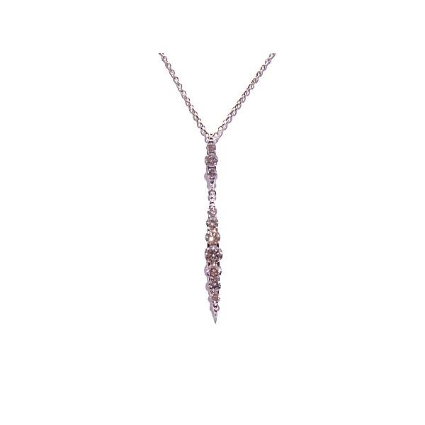 カシケイ ネイキッド ネックレス NAKED ブラウンダイヤ 1.00ct 